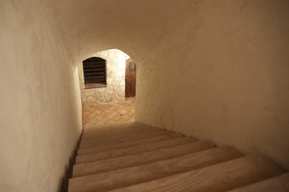 Cheese cave stairway