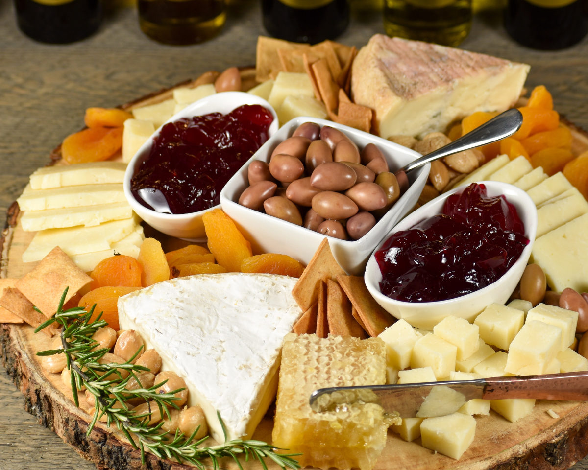 Fruit and Nut Cheese Platter