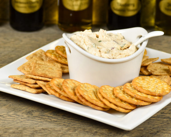 Chipotle spread and crackers