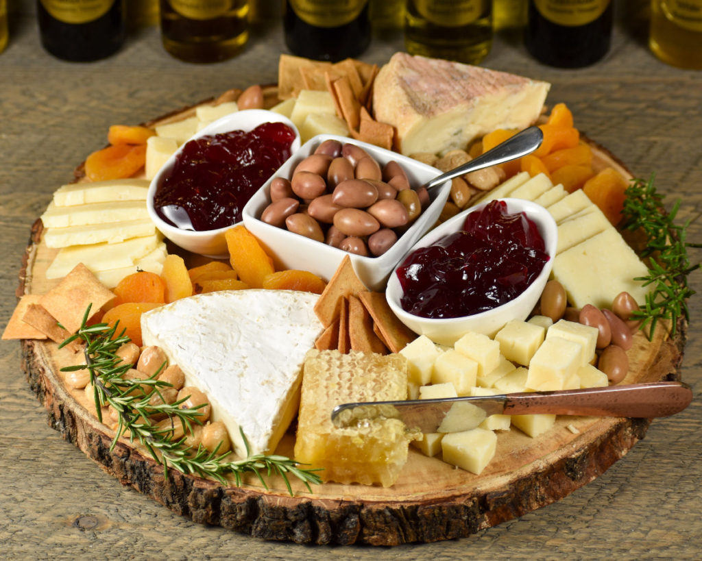 fruit-and-nut-cheeseboard-1713c Completed fruit and nut cheeseboard